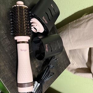 Lange Blush Hair Styling Brush with Attachments